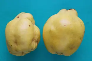 Compote coings-pommes : Étape 1