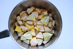 Pâte de fruits : Coings : Étape 2