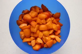 Confiture d'abricots vanillée : Étape 2