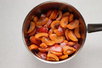 Gelée d'abricots : Étape 1