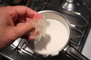 Panna cotta prunes et amandes : Étape 4