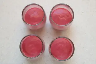 Verrine cassis et marrons : Étape 2