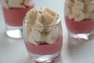 Verrine cassis et marrons : Étape 4