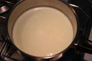 Crème menthe et chocolat : Étape 2