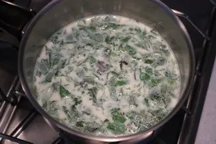 Crème menthe et chocolat : Étape 3