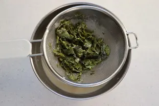 Crème menthe et chocolat : Étape 4