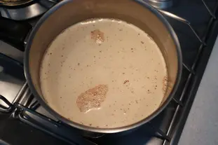 Crème menthe et chocolat : Étape 5