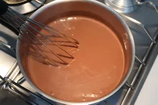 Crème menthe et chocolat : Étape 7