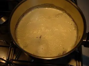 Crème au chocolat qui croustille, mousse à l'Irish coffee : Étape 1