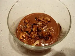 Crème au chocolat qui croustille, mousse à l'Irish coffee : Étape 11