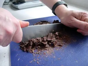 Crème au chocolat qui croustille, mousse à l'Irish coffee : Étape 2