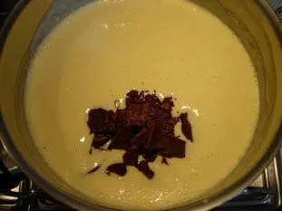 Crème au chocolat qui croustille, mousse à l'Irish coffee : Étape 7