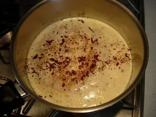 Crème au chocolat : Étape 2