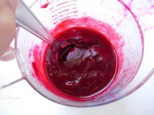 Verrine cassis, vanille et citron vert : Étape 4