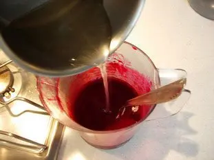 Verrine cassis, vanille et citron vert : Étape 7