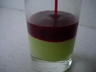 Verrine cassis, vanille et citron vert : Étape 9