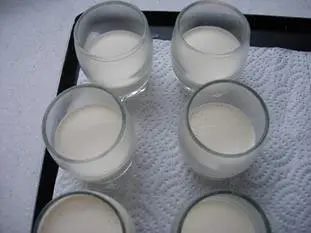 Petites verrines à la vanille, clémentine et marron : Étape 1