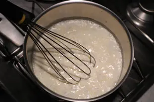 Panna cotta pistache-vanille : Étape 2