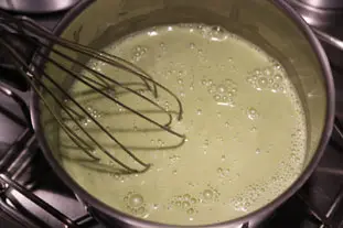 Panna cotta pistache-vanille : Étape 3