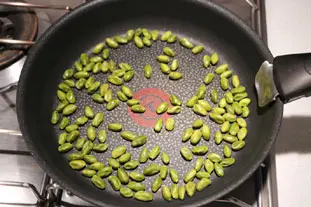 Panna cotta pistache-vanille : Étape 6