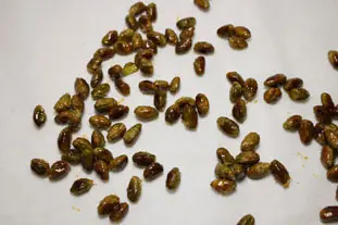 Panna cotta pistache-vanille : Étape 8