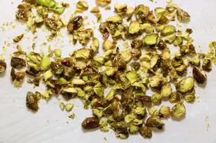 Panna cotta pistache-vanille : Étape 9