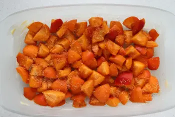 Clafoutis abricots et pistaches : Étape 3