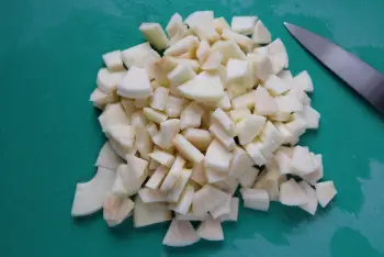 Ramequins aux amandes, pommes et citron : Étape 1