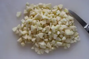 Petits flans poires et chocolat : Étape 1