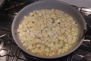 Petits flans poires et chocolat : Étape 2