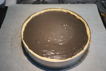 Flan au sésame noir : Étape 8