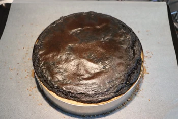 Flan au sésame noir : Étape 9