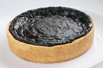 Flan au sésame noir : Étape 10