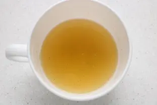 Pêches blanches en mojito : Étape 4