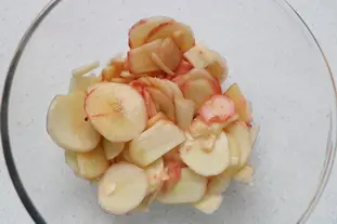 Pêches blanches en mojito : Étape 6