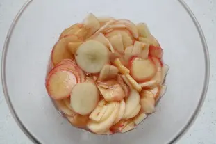 Pêches blanches en mojito : Étape 7