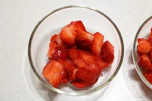 Brunoise de fraises et sabayon moelleux : Étape 3