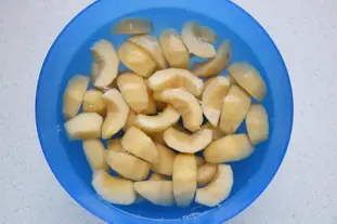 Coings confits au Macvin : Étape 2