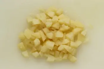 Verrine poires et fraises, crème tiramisu : Étape 4