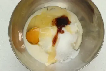 Verrine poires et fraises, crème tiramisu : Étape 5