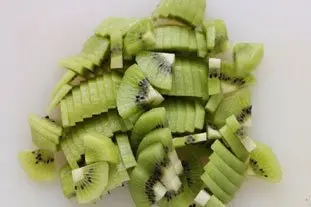 Verrines fraises-kiwis crème de mascarpone : Étape 3