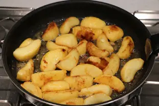 Pommes flambées Normandes : Étape 3