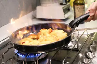 Pommes flambées Normandes : Étape 6
