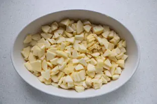 Crumble d'automne pommes et prunes : Étape 8