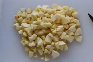 Petits flans aux pommes caramélisées : Étape 1