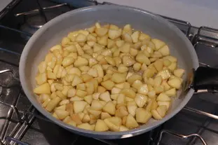 Petits flans aux pommes caramélisées : Étape 2
