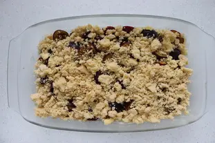Crumble prunes-noisette : Étape 5
