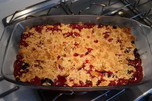 Crumble prunes-noisette : Étape 6