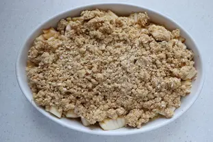 Crumble aux pommes à la tyrolienne : Étape 7