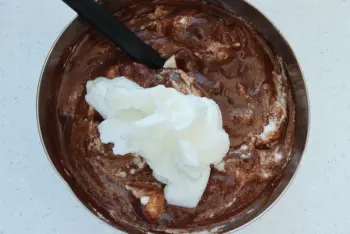 Cake chocolat-crème de marrons : Étape 7